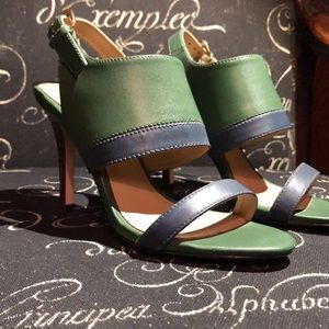 High heeled open toe shoes